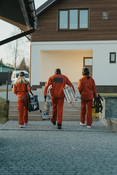 Cleaning team